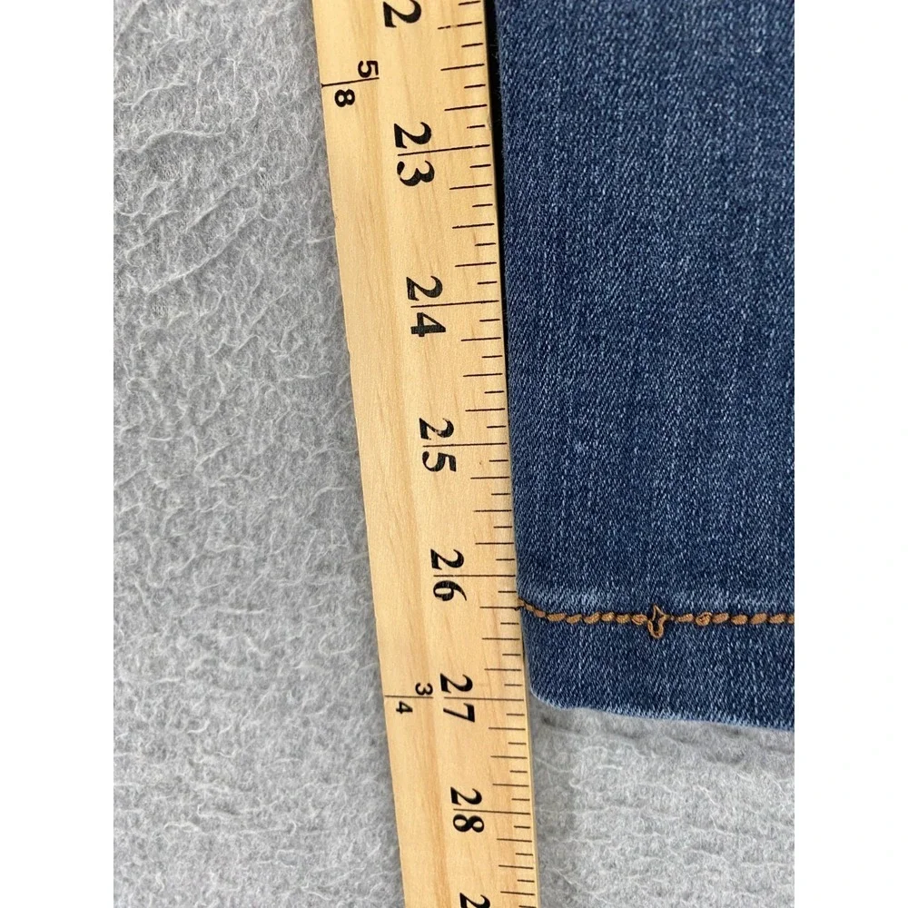Paige Federal Jeans Mens 32x27 Blue Slim Straight Leg Denim Whiskered Stretch‎